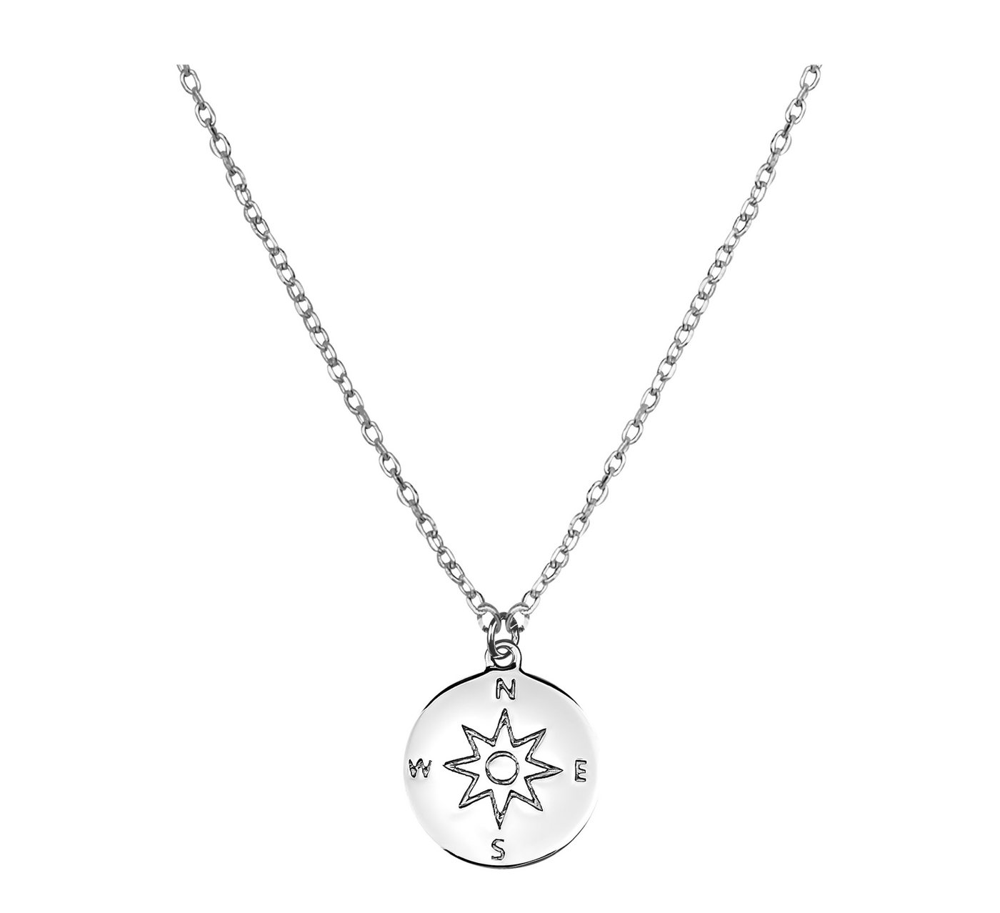 Sofia Milani Kette mit Anhänger Welt, 925 Silber Damen Schmuck von Sofia Milani