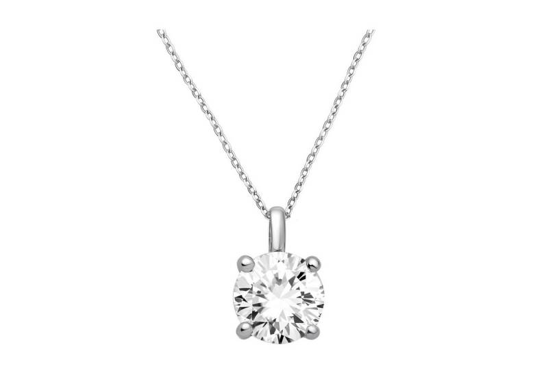 Sofia Milani Kette mit Anhänger Zirkonia, 925 Silber Damen Schmuck - N0340 von Sofia Milani