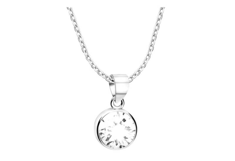 Sofia Milani Kette mit Anhänger Zirkonia, 925 Silber Damen Schmuck - N0684 Sofia Milani Kette mit Anhänger Zirkonia, 925 Silber Damen Schmuck - N0684 von Sofia Milani