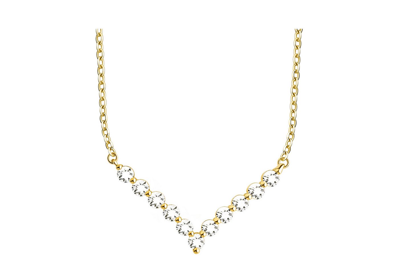 Sofia Milani Kette mit Anhänger Zirkonia, 925 Silber Damen Schmuck - N0824 Sofia Milani Kette mit Anhänger Zirkonia, 925 Silber Damen Schmuck - N0824 von Sofia Milani