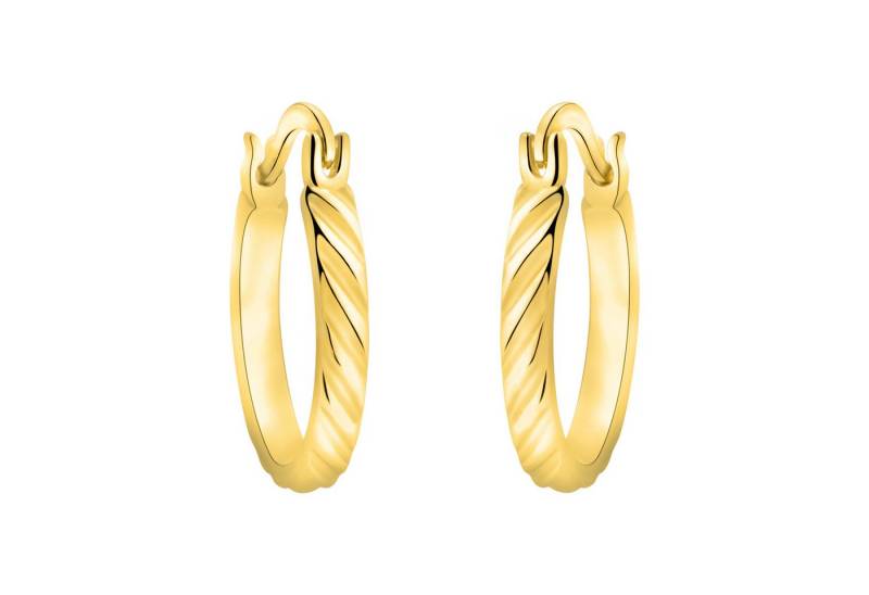 Sofia Milani Paar Creolen Geriffelt, 925 Silber Damen Schmuck - E3023 von Sofia Milani