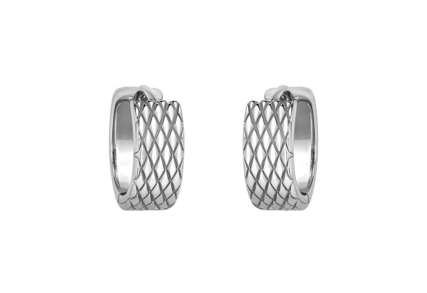 Sofia Milani Paar Creolen Geriffelt, 925 Silber Damen Schmuck - E3044 von Sofia Milani