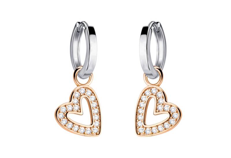 Sofia Milani Paar Creolen Herz, 925 Silber Damen Schmuck - E2514 von Sofia Milani