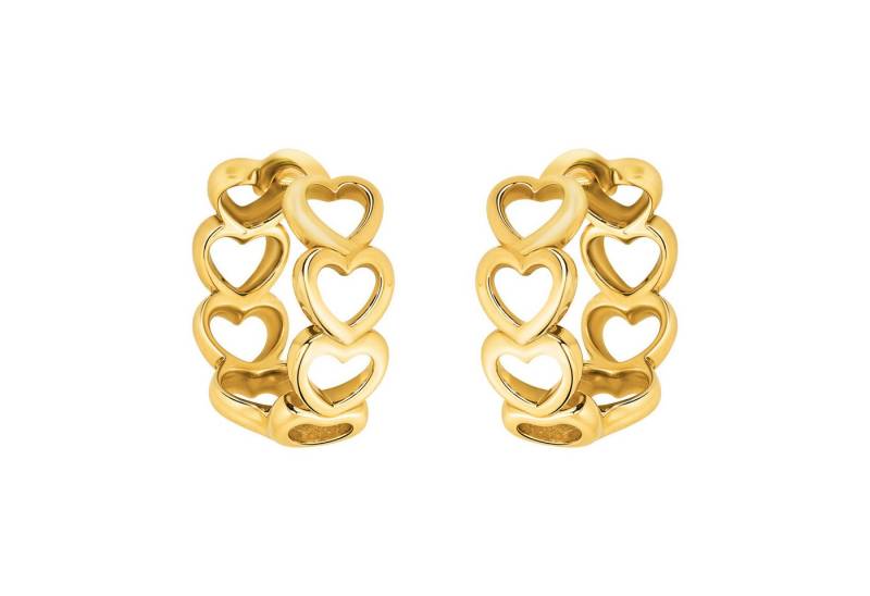 Sofia Milani Paar Creolen Herzen, 925 Silber Damen Schmuck - E3048 Sofia Milani Paar Creolen Herzen, 925 Silber Damen Schmuck - E3048 von Sofia Milani