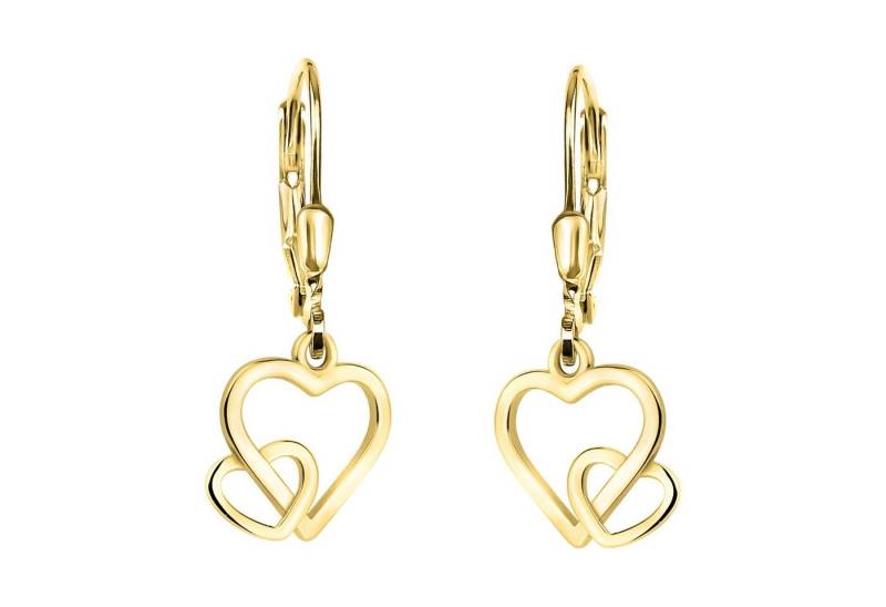 Sofia Milani Paar Ohrhänger Doppeltes Herz, 925 Silber Damen Schmuck - E2242 von Sofia Milani