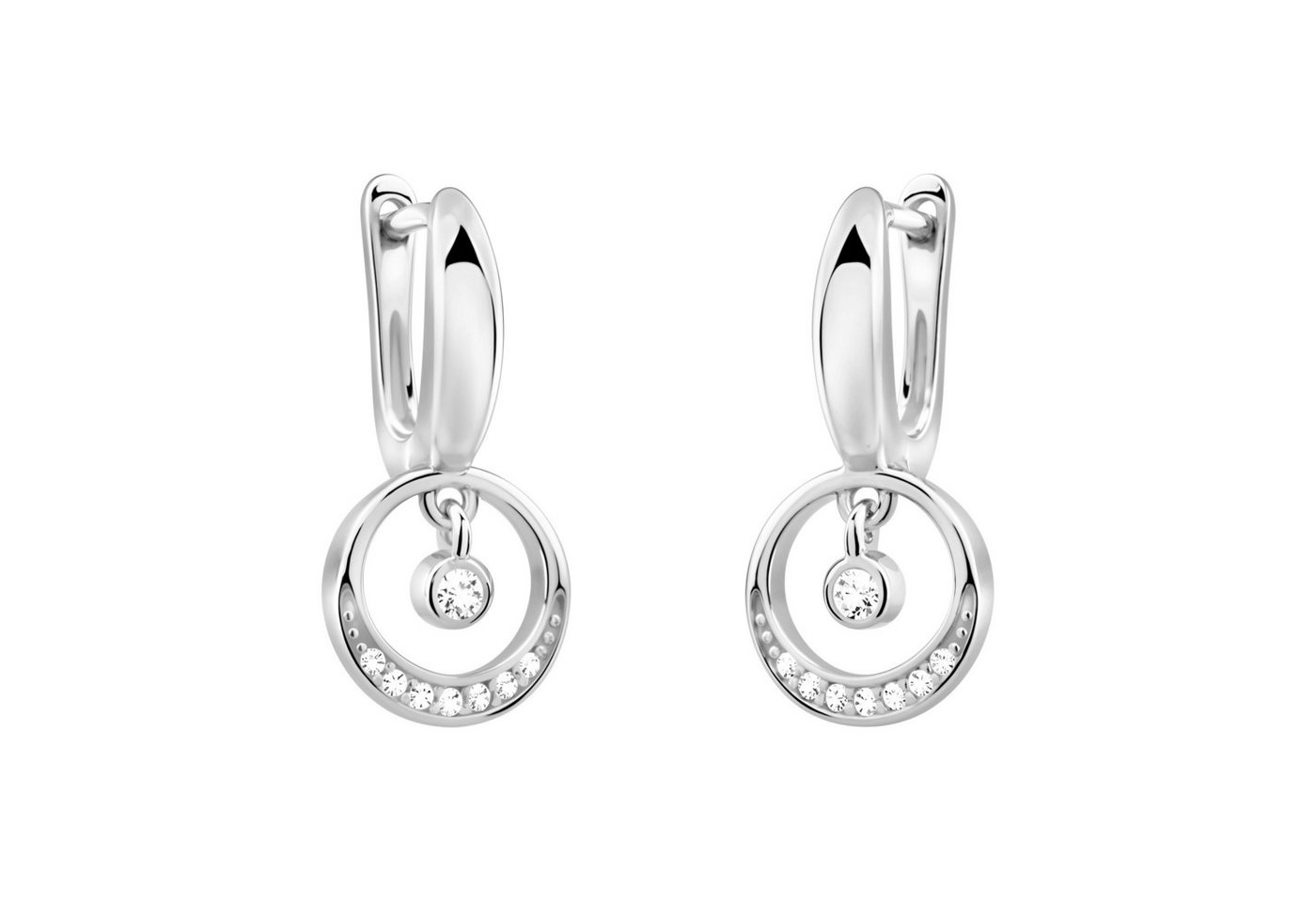 Sofia Milani Paar Ohrhänger Kreis, 925 Silber Damen Schmuck - E2690 von Sofia Milani