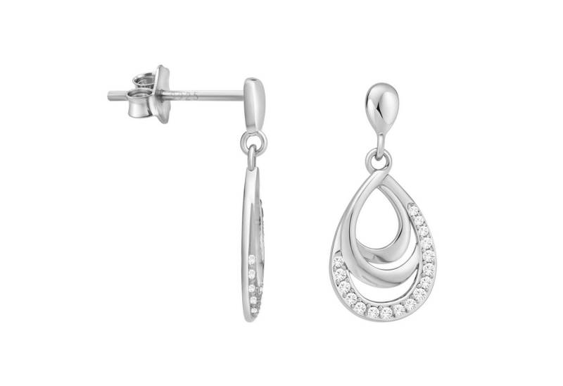 Sofia Milani Paar Ohrhänger Oval, 925 Silber Damen Schmuck - E3100 von Sofia Milani