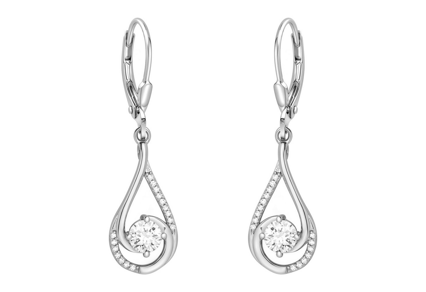 Sofia Milani Paar Ohrhänger Tropfen, 925 Silber Damen Schmuck - E3090 von Sofia Milani