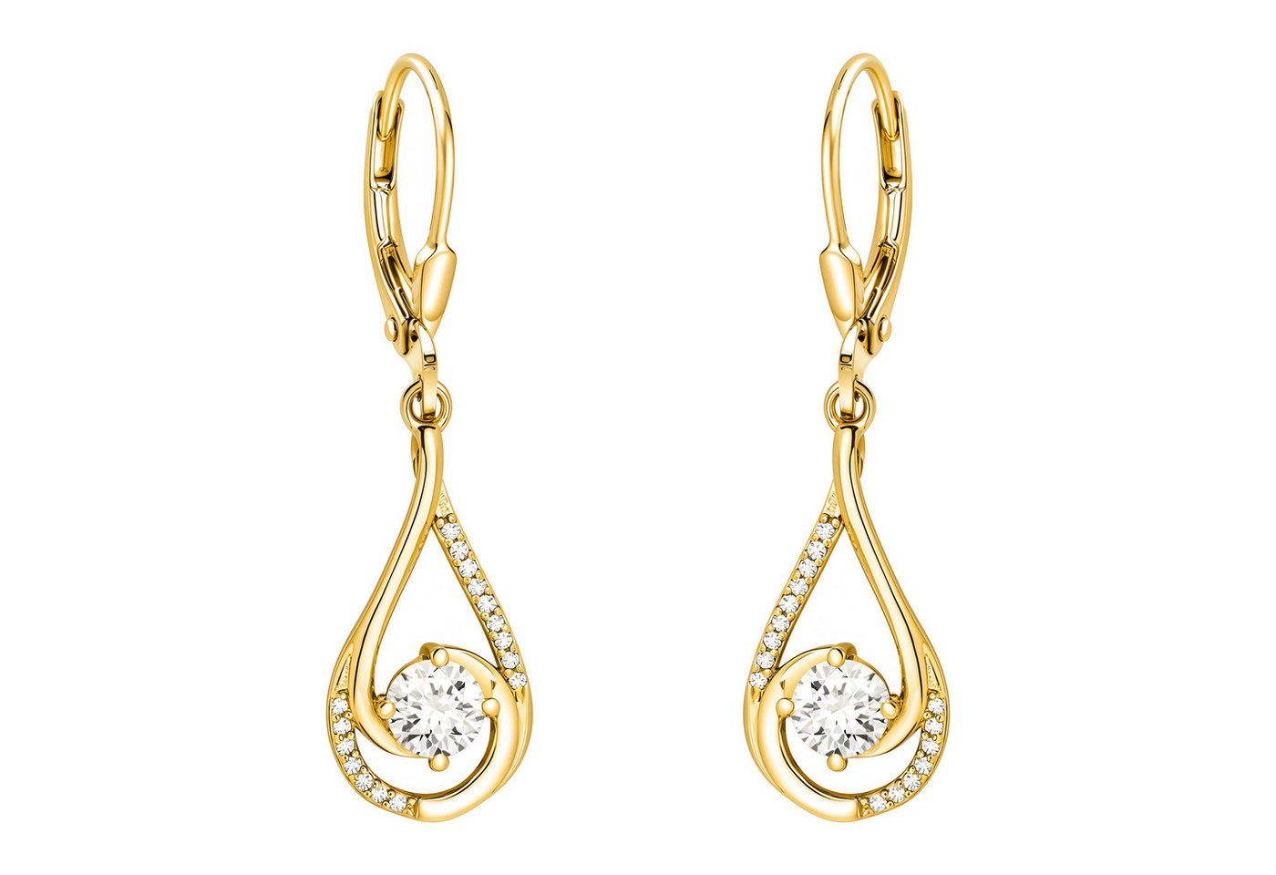 Sofia Milani Paar Ohrhänger Tropfen, 925 Silber Damen Schmuck - E3090 von Sofia Milani