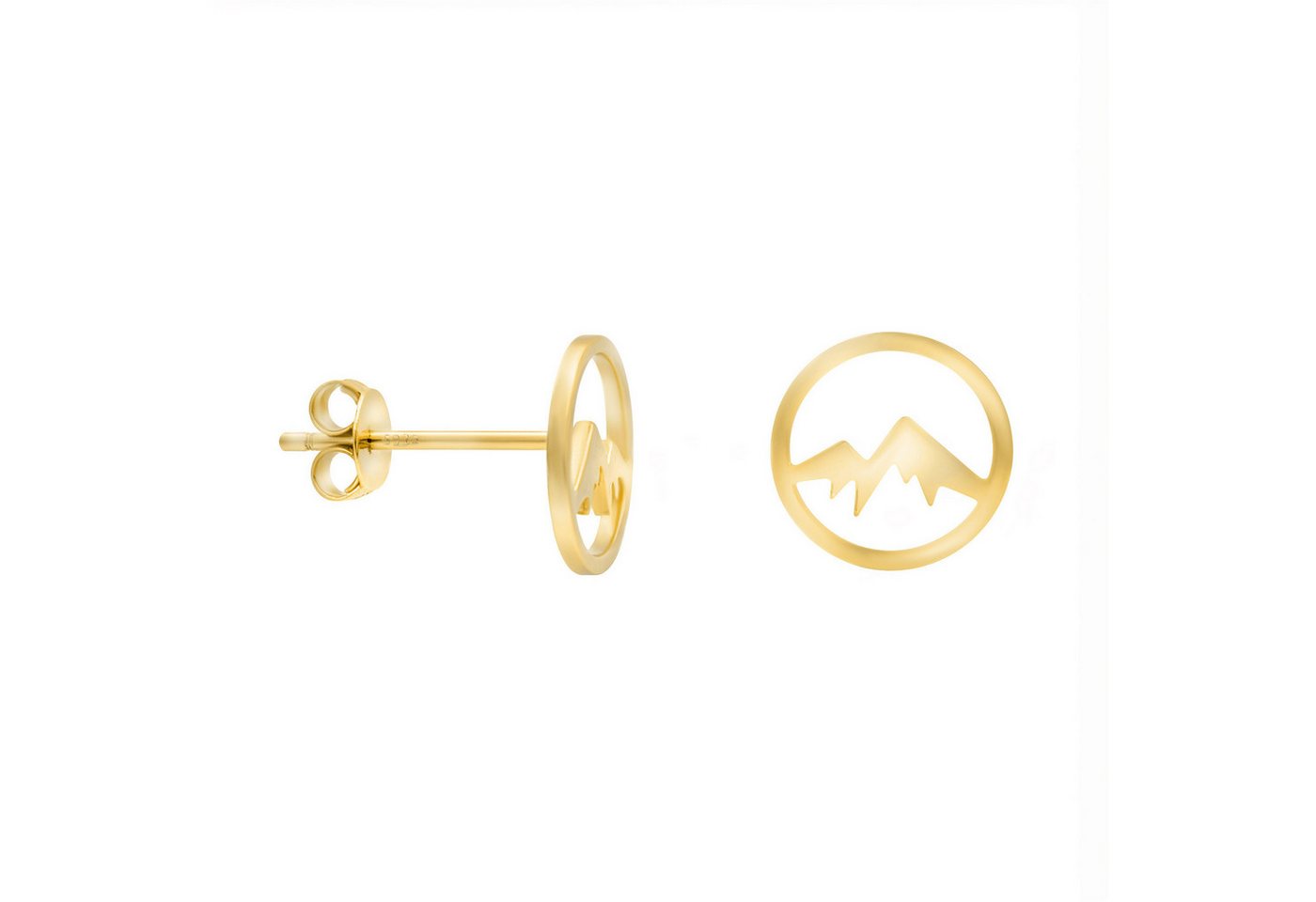 Sofia Milani Paar Ohrstecker Berg, 925 Silber Damen Schmuck - E2540 von Sofia Milani