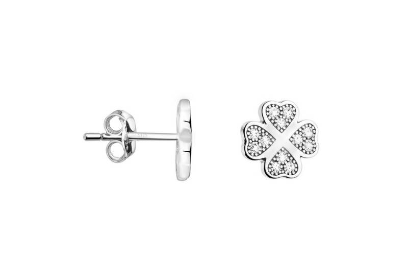 Sofia Milani Paar Ohrstecker Blatt, 925 Silber Damen Schmuck - E0257 von Sofia Milani