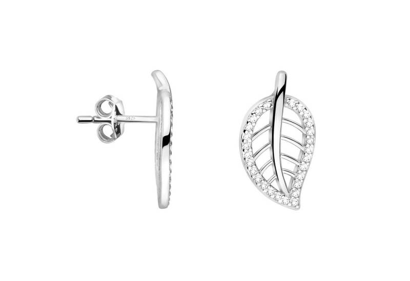 Sofia Milani Paar Ohrstecker Blatt, 925 Silber Damen Schmuck - E2184 von Sofia Milani