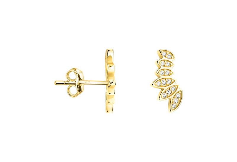 Sofia Milani Paar Ohrstecker Blatt, 925 Silber Damen Schmuck - E2593 von Sofia Milani