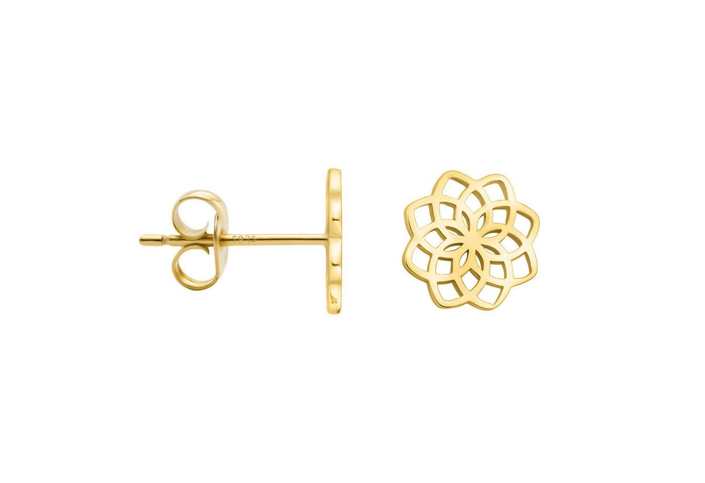 Sofia Milani Paar Ohrstecker Blume, 925 Silber Damen Schmuck - E2116 von Sofia Milani