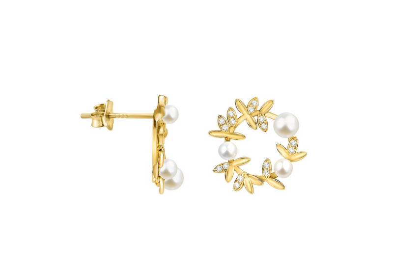 Sofia Milani Paar Ohrstecker Blumen Kranz, 925 Silber Damen Schmuck - E3052 von Sofia Milani