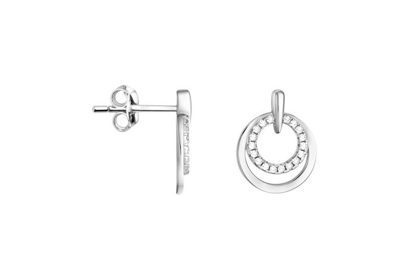 Sofia Milani Paar Ohrstecker Kreise, 925 Silber Damen Schmuck - E1608 von Sofia Milani
