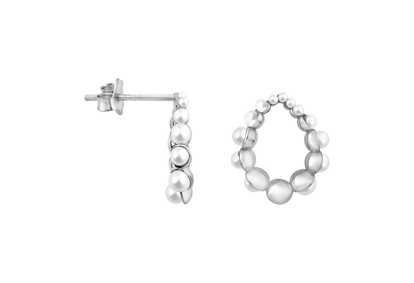 Sofia Milani Paar Ohrstecker Perlen, 925 Silber Damen Schmuck - E3054 von Sofia Milani