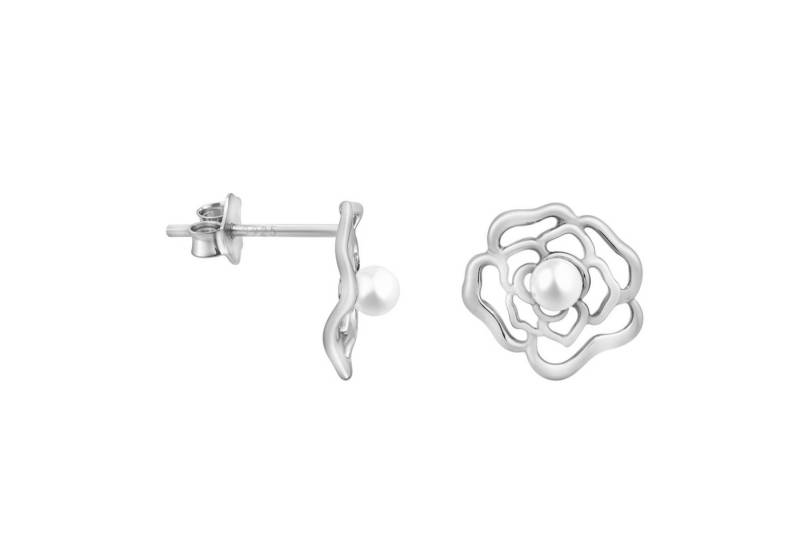 Sofia Milani Paar Ohrstecker Rosen Perlen, 925 Silber Damen Schmuck - E3064 von Sofia Milani