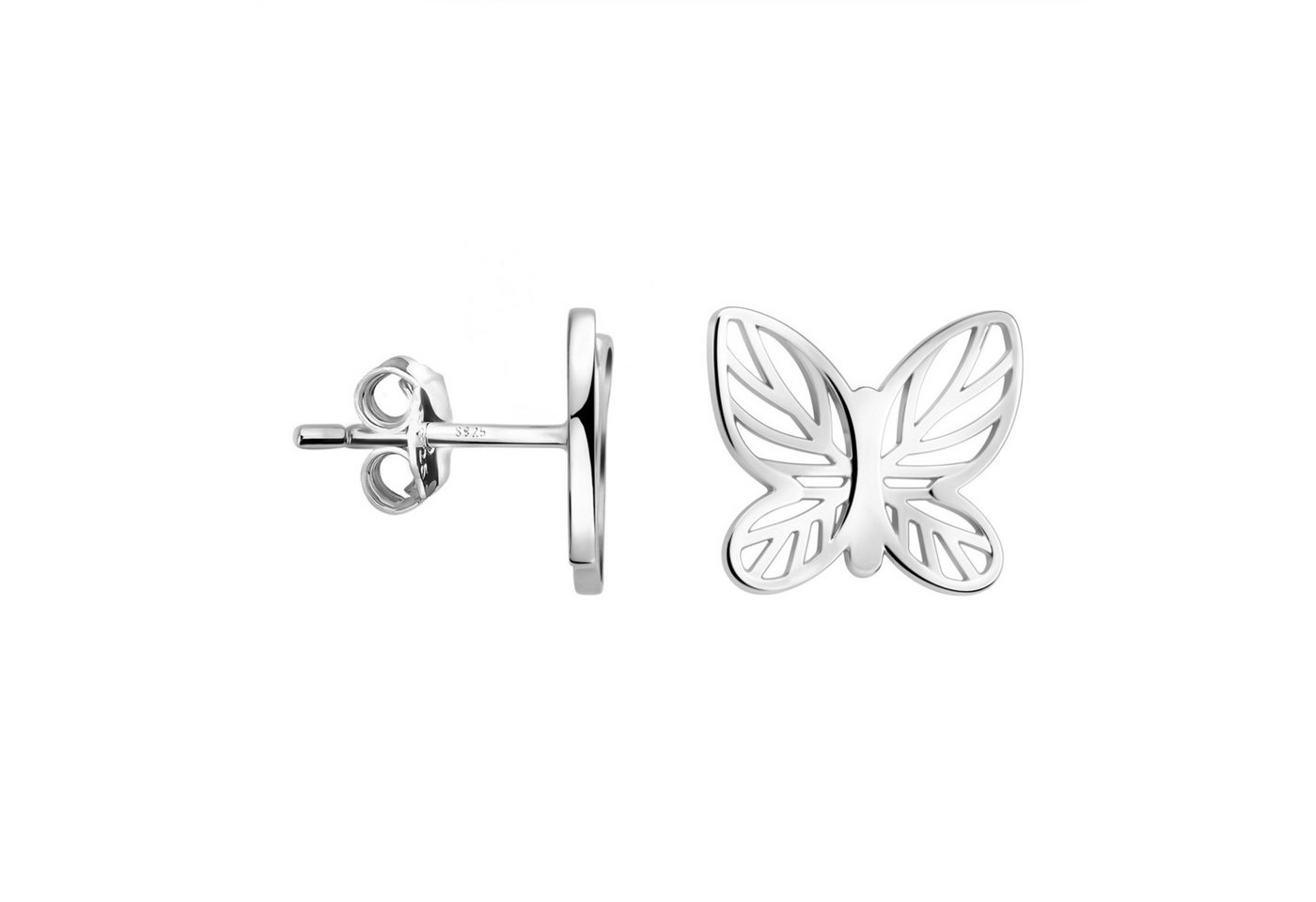 Sofia Milani Paar Ohrstecker Schmetterling, 925 Silber Damen Schmuck - E2764 von Sofia Milani