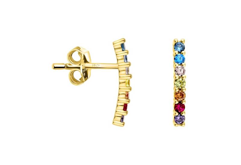 Sofia Milani Paar Ohrstecker Stab, 925 Silber Damen Schmuck - E2024 von Sofia Milani