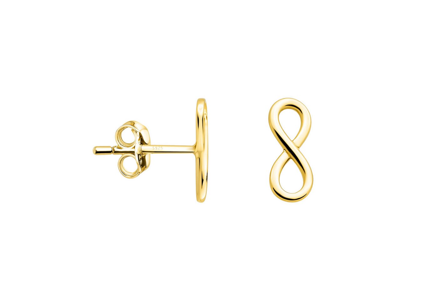Sofia Milani Paar Ohrstecker Unendlich, 925 Silber Damen Schmuck - E2525 Sofia Milani Paar Ohrstecker Unendlich, 925 Silber Damen Schmuck - E2525 von Sofia Milani