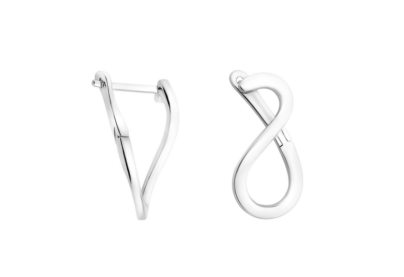 Sofia Milani Paar Ohrstecker Unendlich, 925 Silber Damen Schmuck - E1366 von Sofia Milani