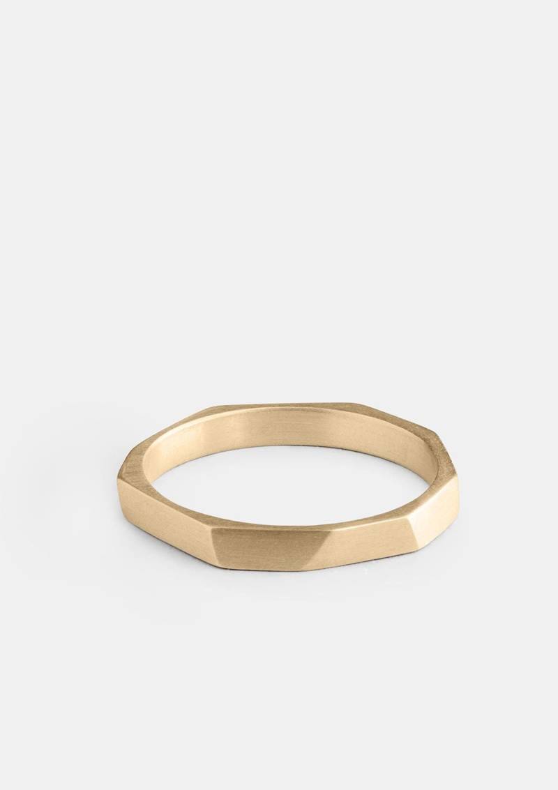 Kantenring in Gold Matt, 14K Massivgoldring, Mattgoldring, 585 Goldband, Facettierter Strukturierter Ring, Gehämmerter Ring Männer, Gebürsteter Kantenring in Gold Matt, 14K Massivgoldring, Mattgoldring, 585 Goldband, Facettierter Strukturierter Ring, Gehämmerter Ring Männer, Gebürsteter von SofiaKovJewelry