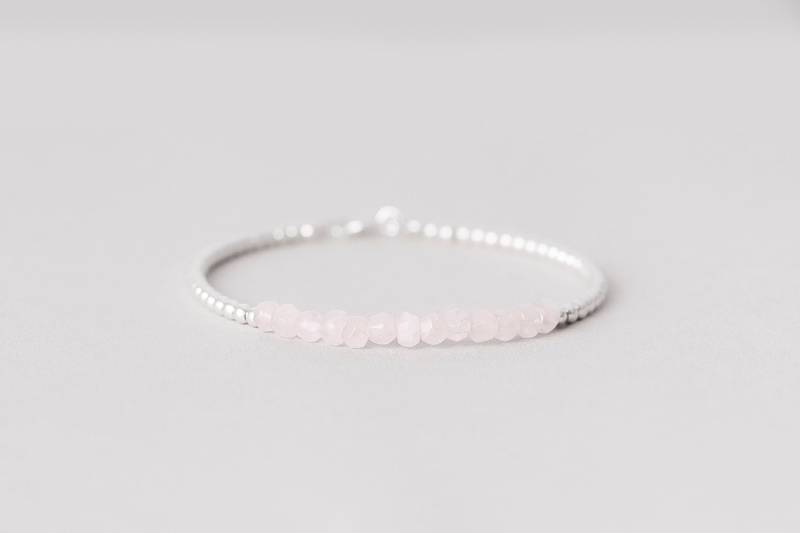 Echtes Rosenquarz Armband, Sterling Silber Perlen Armband Für Frau, Rosa Edelstein Januar Birthstone Schmuck, 925 Echtes Rosenquarz Armband, Sterling Silber Perlen Armband Für Frau, Rosa Edelstein Januar Birthstone Schmuck, 925 von SofiaKovJewelry