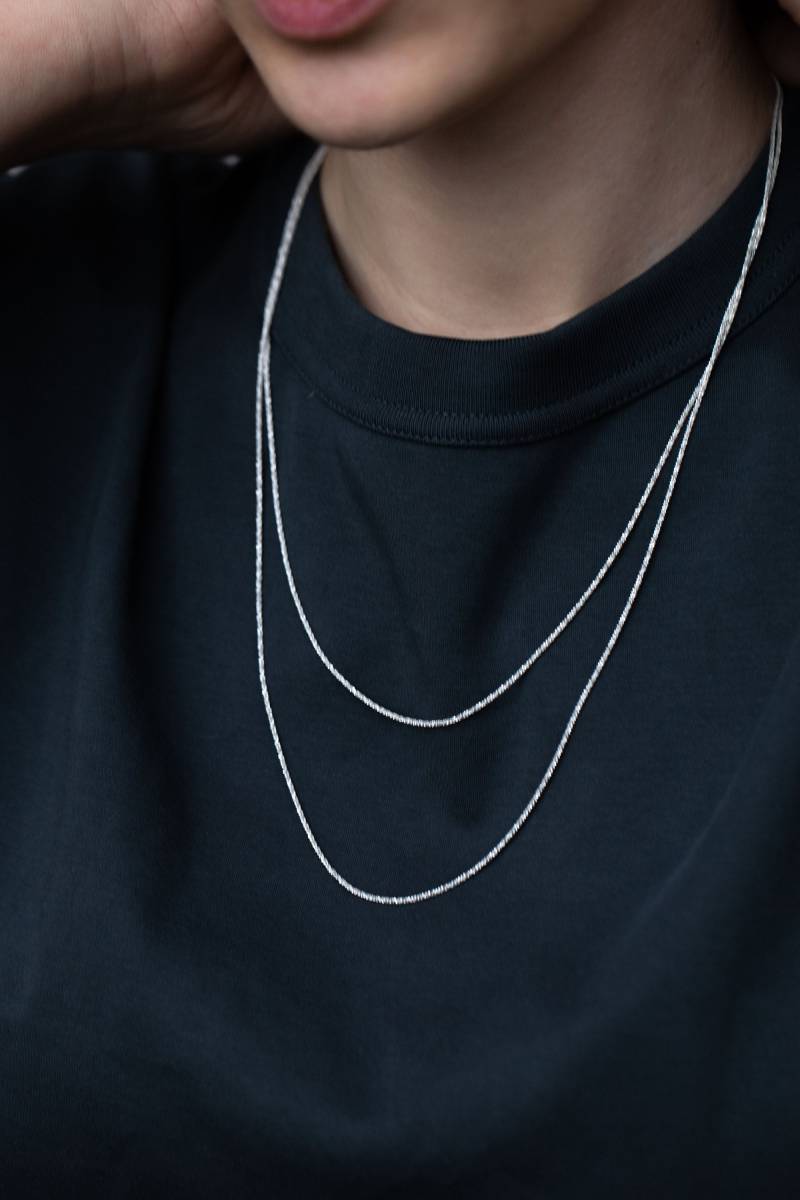 Layering Halskette, Silber Layered Stack 925 Layering Halskette, Silber Layered Stack 925 von SofiaKovJewelry