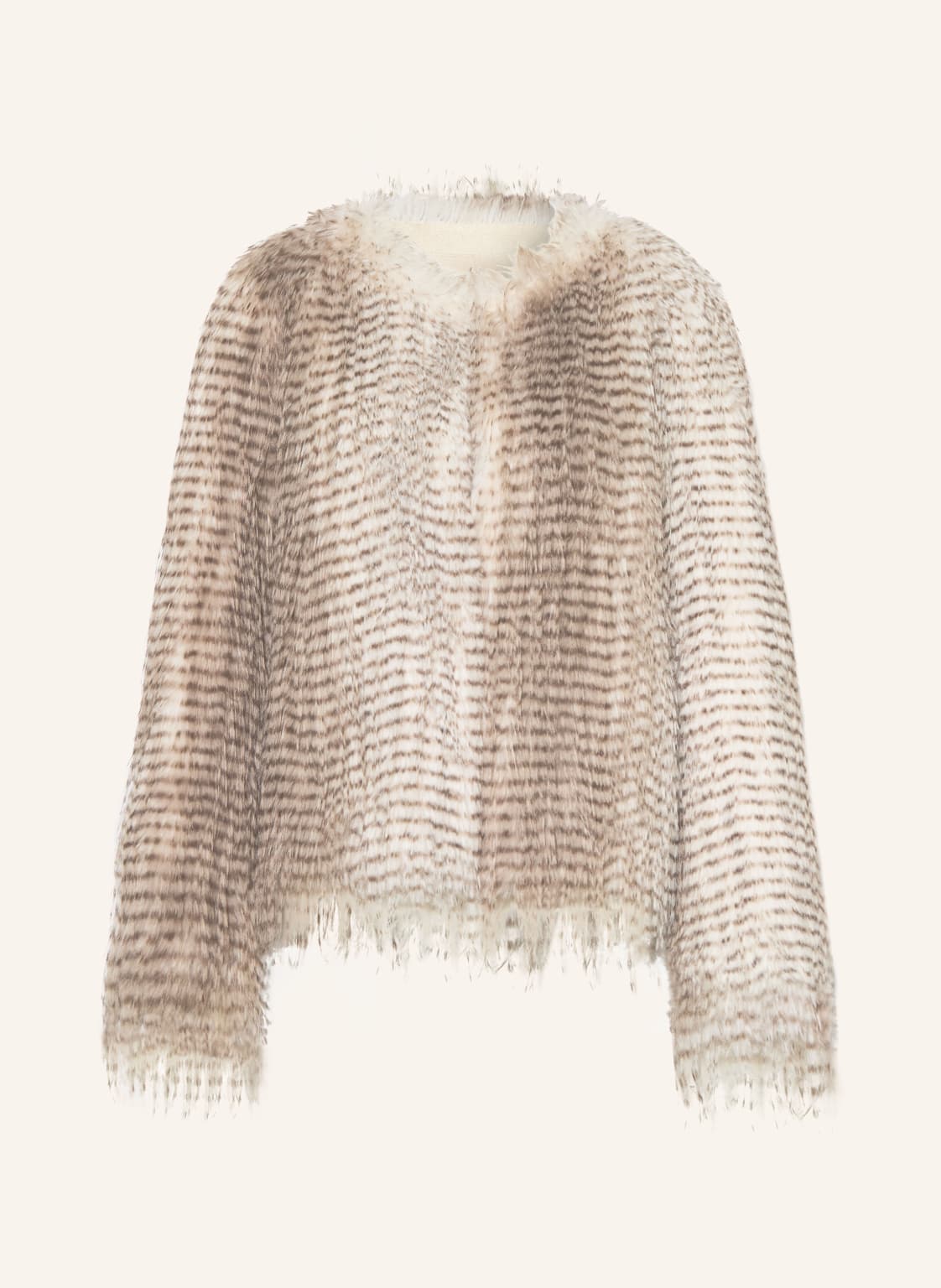 Sofie Schnoor Kunstfell-Jacke Fullasw grau von Sofie Schnoor