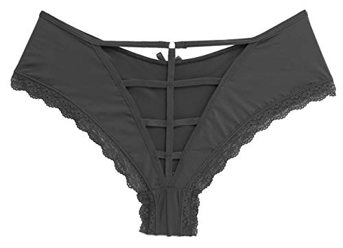 Sofishie Twilight Strappy Back Panties - Schwarz - Medium von Sofishie