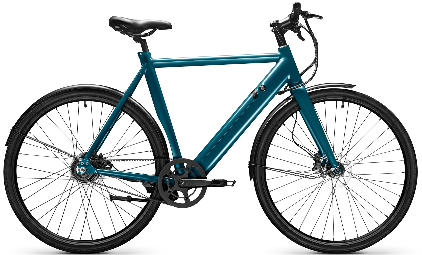 soflow E-Bike "SO Bike", (mit Carbon Drive Riemen-Antriebssystem), Pedelec, Elektrofahrrad für Damen u. Herren von Soflow