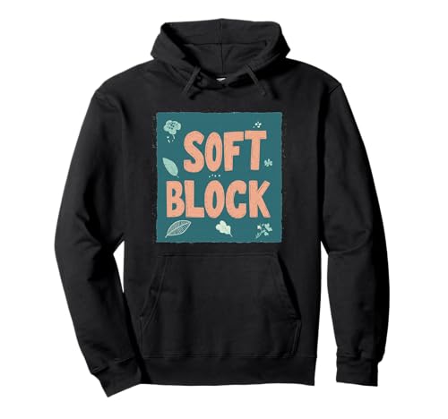 Hübscher weicher Blockspruch für Jungen und Mädchen Pullover Hoodie von Soft Block Outfit