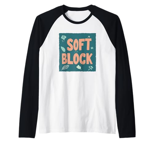 Hübscher weicher Blockspruch für Jungen und Mädchen Raglan Hübscher weicher Blockspruch für Jungen und Mädchen Raglan von Soft Block Outfit