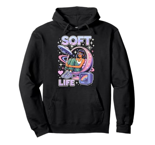 Soft Life Aesthetic Y2K Vaporwave Space, für Mädchen, Pastell Pullover Hoodie Soft Life Aesthetic Y2K Vaporwave Space, für Mädchen, Pastell Pullover Hoodie von Soft Life Pastelcore Vaporwave Y2K Retro Aesthetic