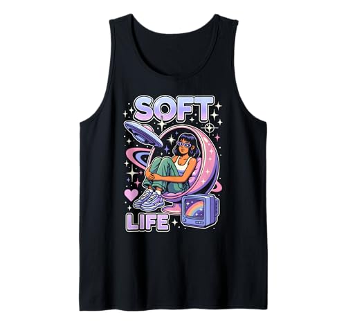 Soft Life Aesthetic Y2K Vaporwave Space, für Mädchen, Pastell Tank Top Soft Life Aesthetic Y2K Vaporwave Space, für Mädchen, Pastell Tank Top von Soft Life Pastelcore Vaporwave Y2K Retro Aesthetic