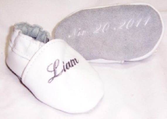 Echtleder - Taufschuhe Für Paten von SoftSoulBabyShoes