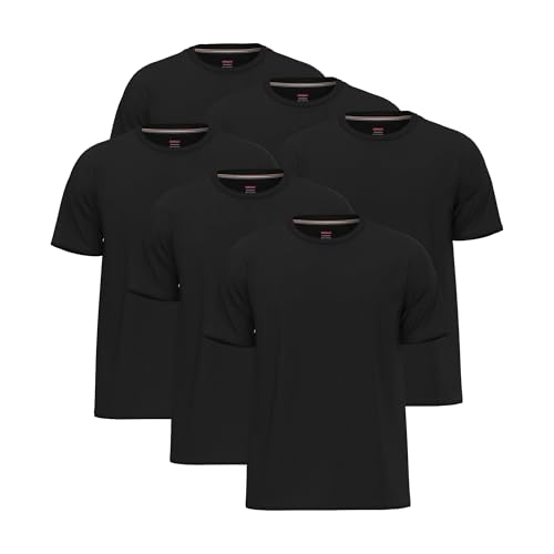 6 Pack T Shirts for Men UK 100% Cotton Tshirts | Pre-Shrunk Crew Neck Mens T Shirts Multipack von SoftSpun