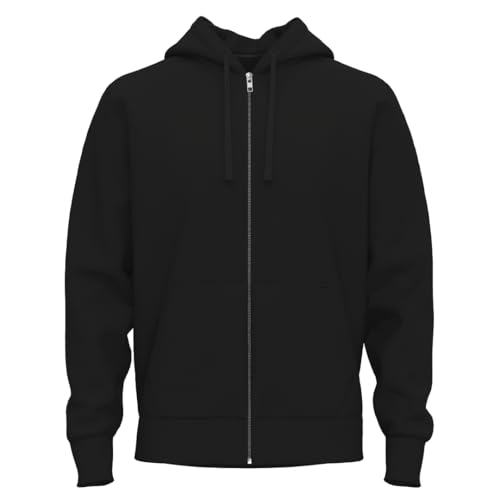SoftSpun 17001-0001-XXL | Ziper Hoodies for Men | Causticize Black von SoftSpun