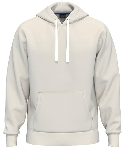 SoftSpun- Midweight Hoodies for Men Uk Pullover Hooded Sweatshirt | Ultra Soft Mens Hoodies Year-Round Tops Preshrunk Jumper Winter Warm Cotton Plain Hoodie Men | Mens Fleece Lined Hoodie Sand von SoftSpun