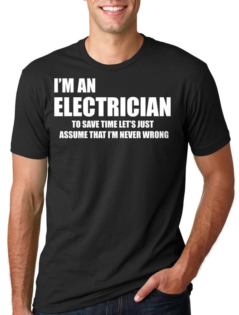 Elektriker T-Shirt Geschenk Für Electrition Beruf Studenten Graduierung Handgemachtes von SoftStyleTees
