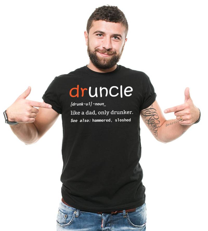 Geschenk Für Onkel Lustiges Bruder Druncle Definition T-Shirt von SoftStyleTees