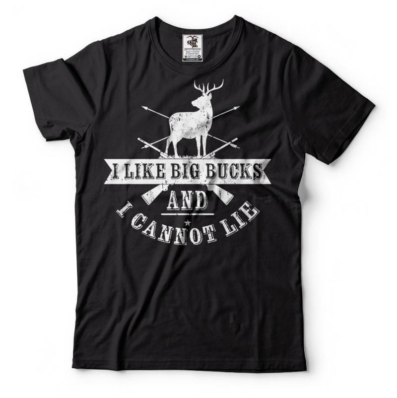 Lustiges Jagd-T-Shirt Big Bucks T-Shirt Geschenk Für Jäger Hobby von SoftStyleTees