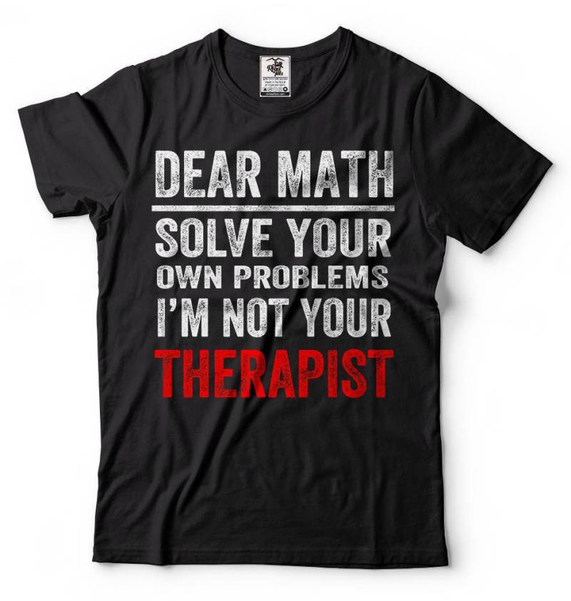 Mathe-T-Shirt Lustiges Mathe-student College High School T-Shirt von SoftStyleTees
