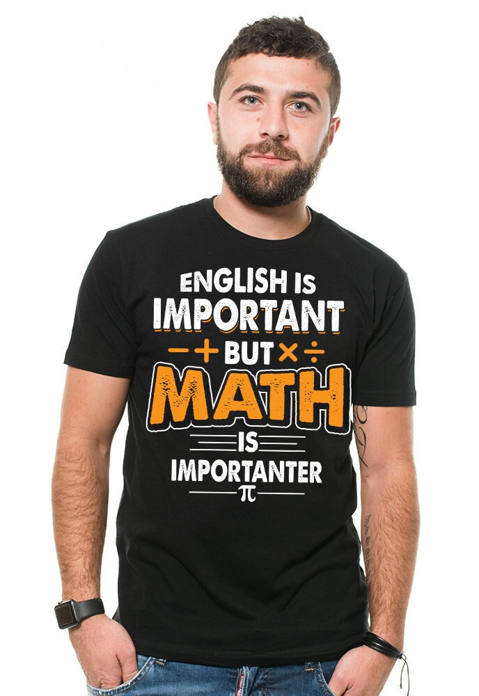 Mathe-T-Shirt Lustiges Schule Uni Geek-T-Shirts Mathe-Lehrer-Lustiges T-Shirt von SoftStyleTees