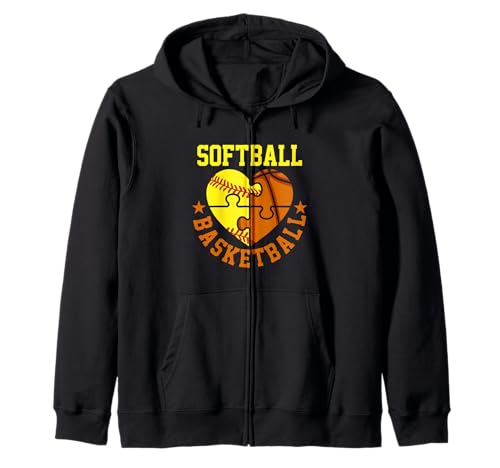 Softball Basketball Lover Teen Gril Woman Kapuzenjacke Softball Basketball Lover Teen Gril Woman Kapuzenjacke von Softball Basketball Gift Idea