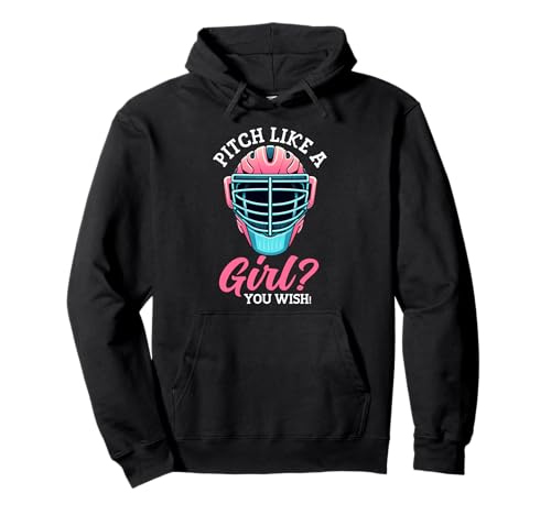 Pitch wie ein Mädchen, das du dir wünschst Softball Pitcher Softballspieler Pullover Hoodie Pitch wie ein Mädchen, das du dir wünschst Softball Pitcher Softballspieler Pullover Hoodie von Softball Girl Player Lover Softball Stuff Girls