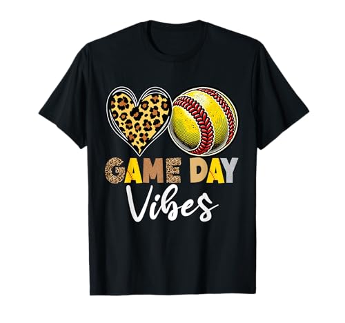 Game Day Vibes Softball Mama Softball Stuff Softball-Saison T-Shirt Game Day Vibes Softball Mama Softball Stuff Softball-Saison T-Shirt von Softball Mom Mother's Day Game Day Mommy Gifts