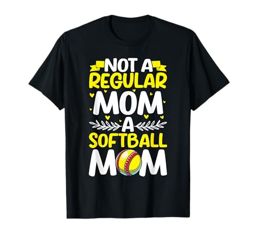 Keine normale Mutter Eine Softball-Mutter Softballspielerin Stuff Mama T-Shirt Keine normale Mutter Eine Softball-Mutter Softballspielerin Stuff Mama T-Shirt von Softball Mom Mother's Day Game Day Mommy Gifts