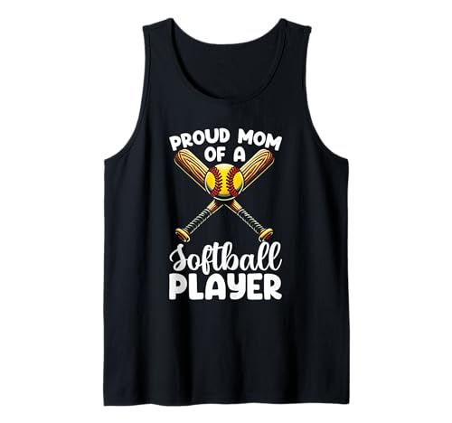 Stolze Mutter eines Softballspielers Softball-Saison Mama Mimi Tank Top Stolze Mutter eines Softballspielers Softball-Saison Mama Mimi Tank Top von Softball Mom Mother's Day Game Day Mommy Gifts